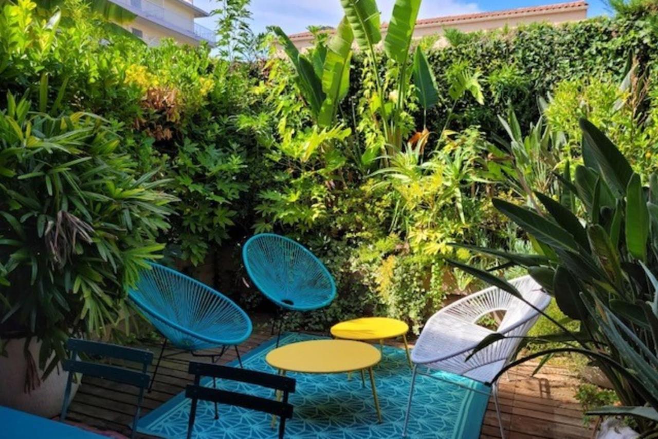 Nice Studio 30 M With Terrace And Pool Antibes Eksteriør bilde